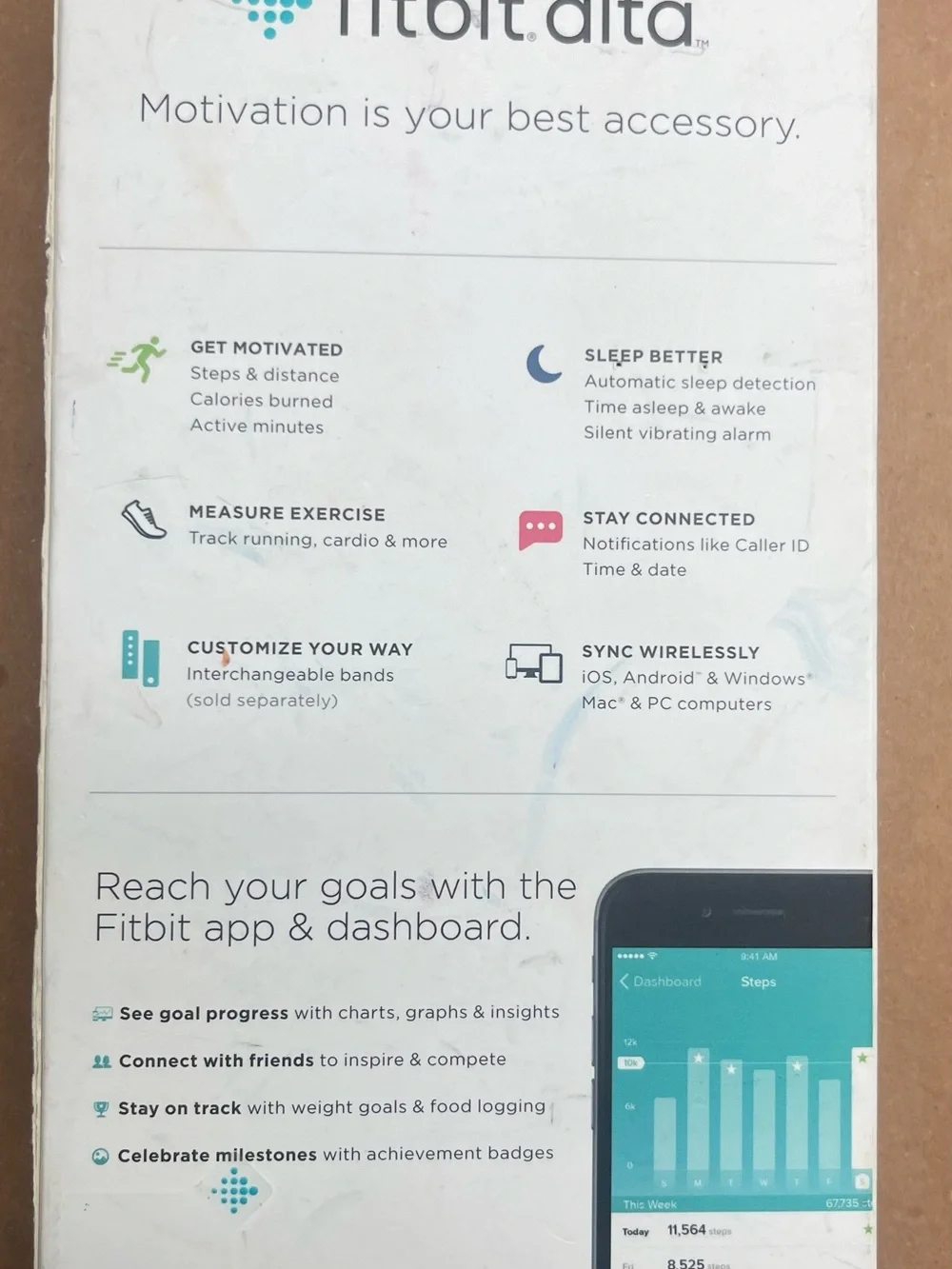 fitbit slim black